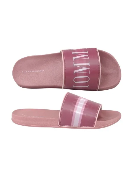 Pantofi Tommy Hilfiger roz
