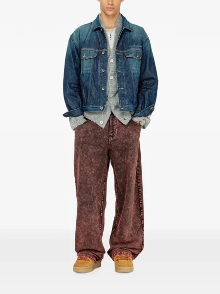 Pantaloni sport Diesel maro