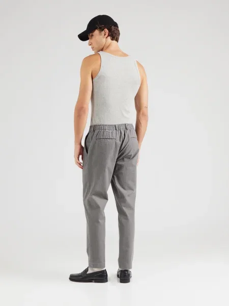 JACK & JONES Hlače z naborki JPSTACE' siva