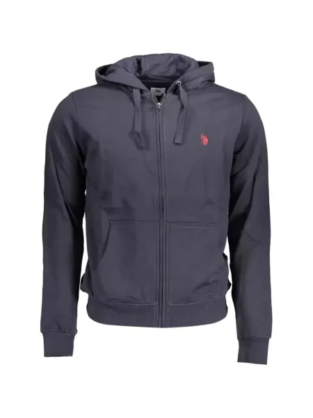 Hanorac cu glugă U.s. Polo Assn. cu broderie albastru