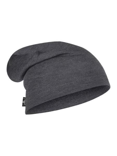 Textilní doplňky Buff Merino Heavyweight Beanie šedý