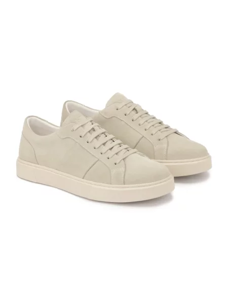 Sneakersy Kazar zamszowe casual beżowe