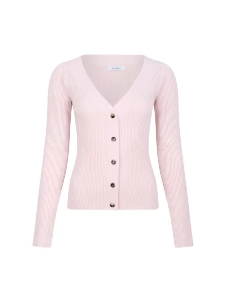 Sweter Max Mara wełniany różowy