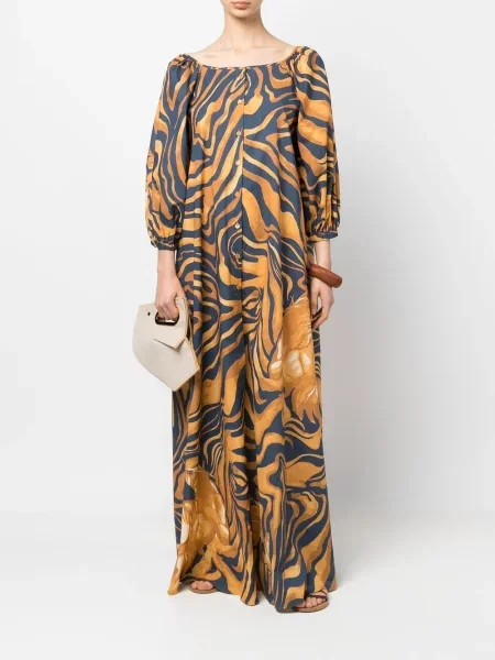 Rochie Alberta Ferretti cu imagine negru