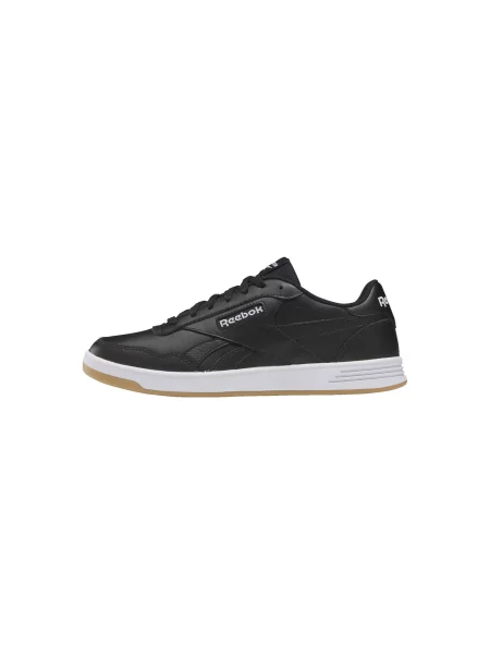 Sneakersy sportowe Reebok Court Advance czarno-białe białe