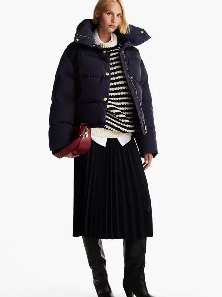 Пуховик Tommy Hilfiger синий