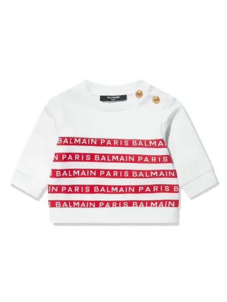 Bluza dziecięca Balmain biała