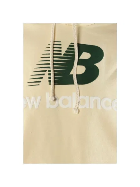 Bluza z kapturem New Balance beżowa