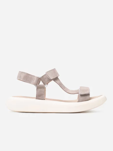 Замшеві Сандалії ISSA Plus бежевий