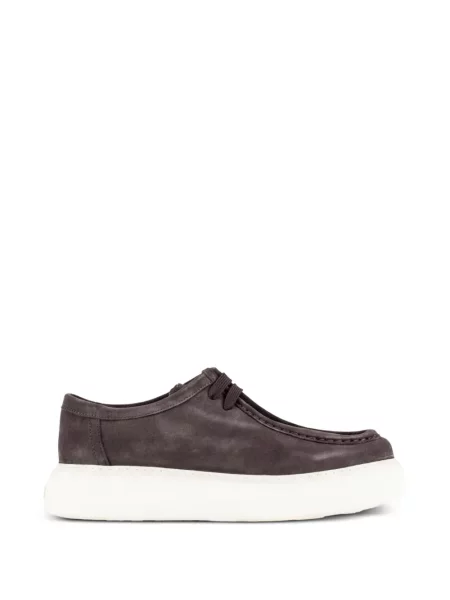 Sneakerși Referenc din piele de căprioară gri