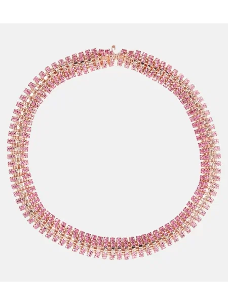 Colier Magda Butrym de cristal roz