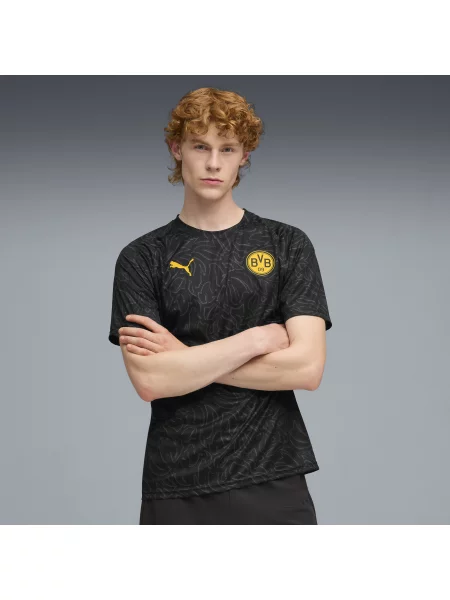 PUMA koszulka przedmeczowa Borussia Dortmund Akcesoria S czarny