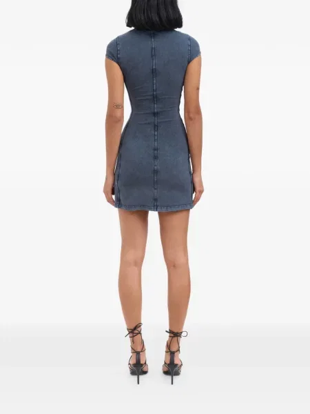 Sukienka mini Diesel niebieska