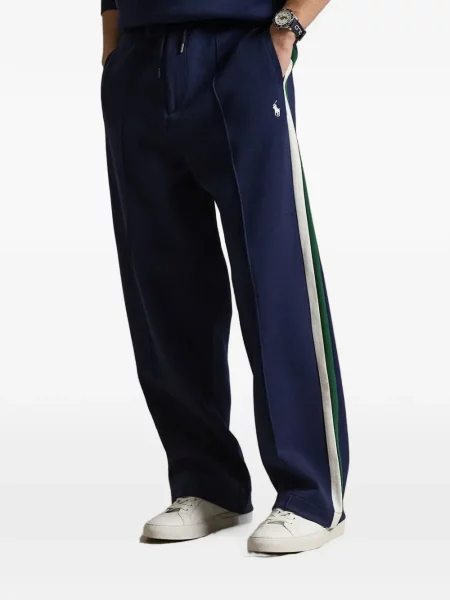 Bőr futó masnis sneaker Polo Ralph Lauren piros