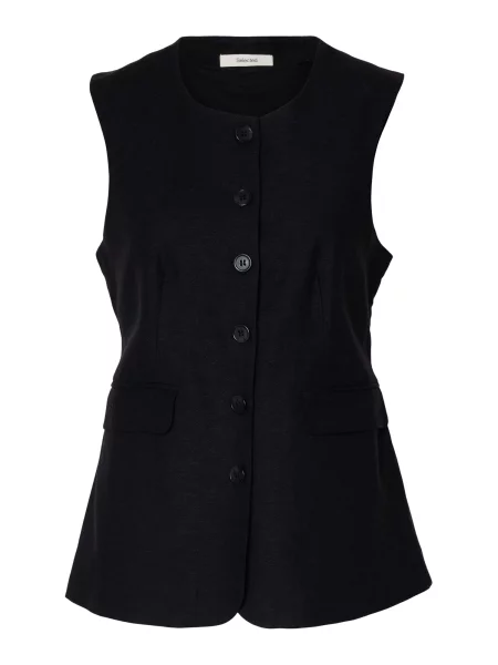 SELECTED Vestă SLFILUNA' negru