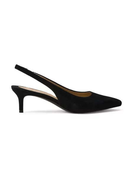 Lauren Ralph Lauren pantofi cu stiletto din piele întoarsă Lolah II negru
