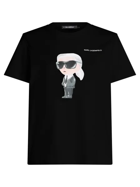Karl Lagerfeld Tričko / biela čierna