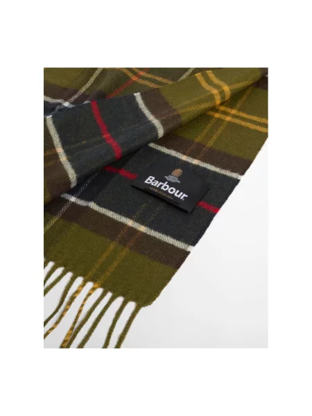 Fular Barbour de lână verde