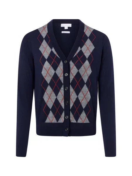 Brookshire sweter z wełny merynosowej Kobiety Wełna merino S niebieski