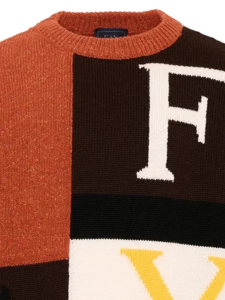 Sweter dziecięcy Fay brązowy