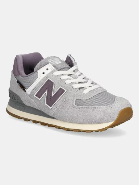 Велурени маратонки New Balance лилаво виолетово