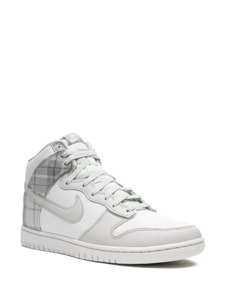 Kostkované tenisky Nike Dunk bílé