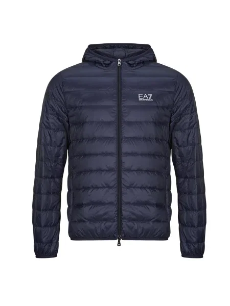 Geacă cu puf Emporio Armani Ea7 albastru