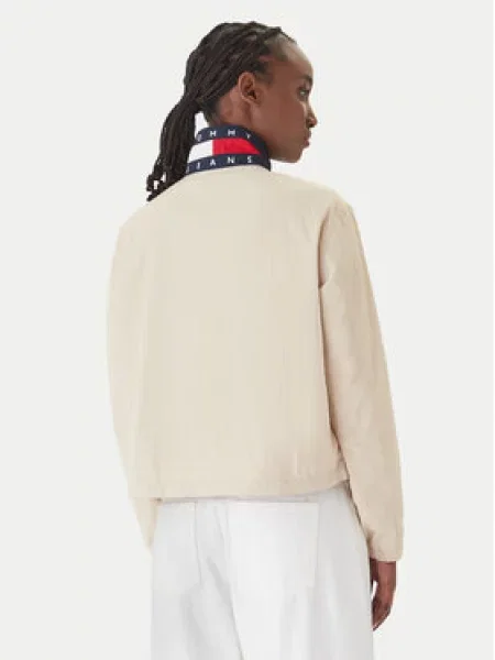 Bunda pro přechodné období Tommy Jeans béžová