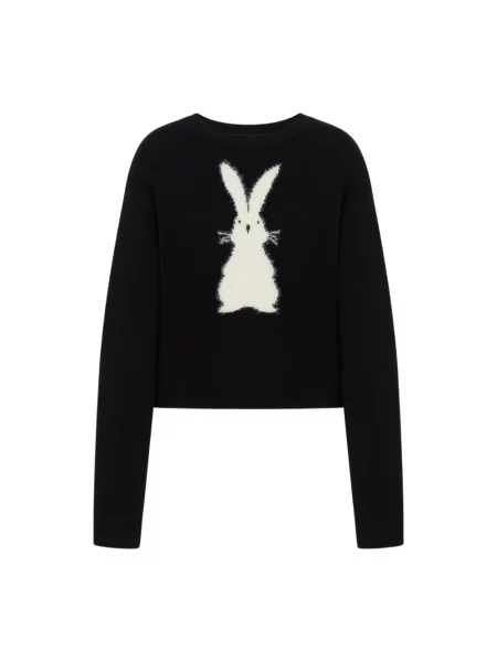Sweter Love Moschino czarny