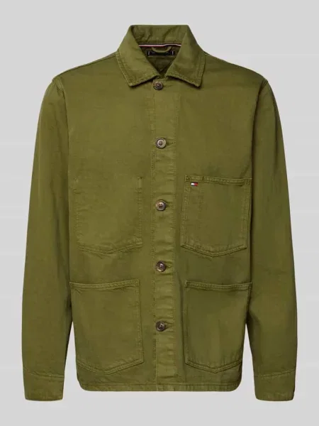 Kurtka koszulowa z czystej bawełny w kroju regular fit Tommy Hilfiger