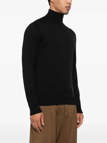Вълнен пуловер Piacenza Cashmere черно