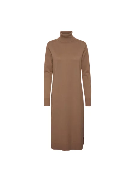 Sukienka maxi Saint Tropez w kolorze melanż brązowa