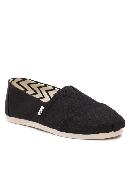 Nizki čevlji Toms Alpargata Black črna
