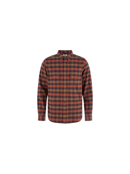 Fjällräven Skog Relaxed Shirt M Autumn Leaf-Wood Brown Mężczyźni Koszula Fjällräven Wielobarwny Size: S brązowa