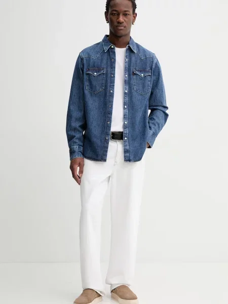 Levi's košulja za muškarce traper BARSTOW WESTERN STANDARD plava