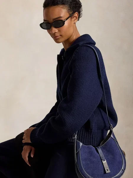 Замшевая сумка Polo Ralph Lauren