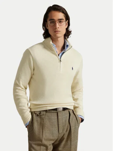 Polo Ralph Lauren Πουλόβερ Εκρού Regular Fit