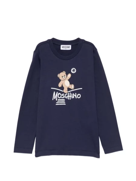 Koszulka dziecięca Moschino niebieska