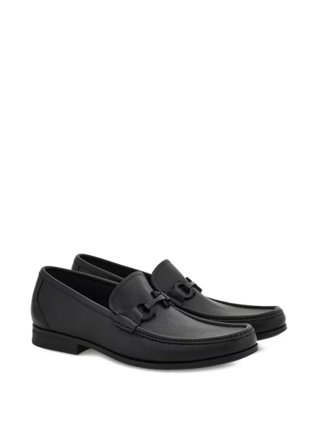 Pantofi loafer Ferragamo cu cataramă negru