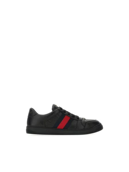 Sneakersy Gucci Screener skórzane czarne