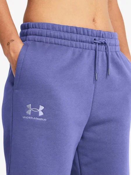 Fleecové jogger nohavice Under Armour fialová