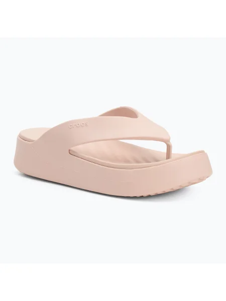 Platform talpú vietnámi papucs Crocs bézs
