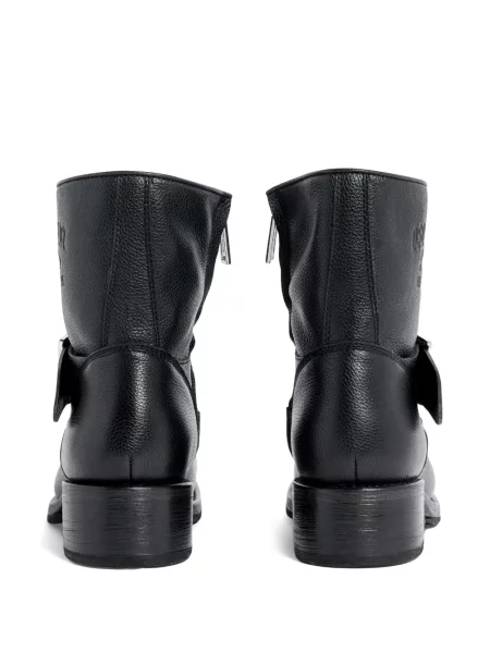 Cizme scurte Dsquared2 cu cataramă negru