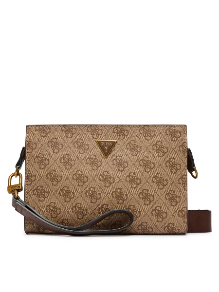 Плоска сумка Guess HMMILO бежевий