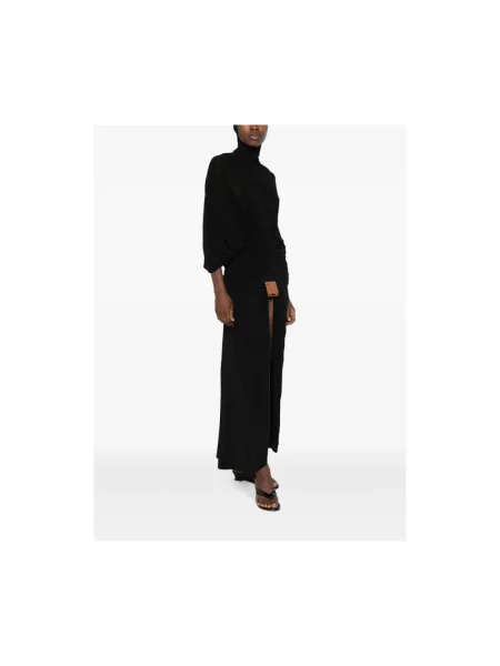 Sukienka maxi Jean Paul Gaultier czarna
