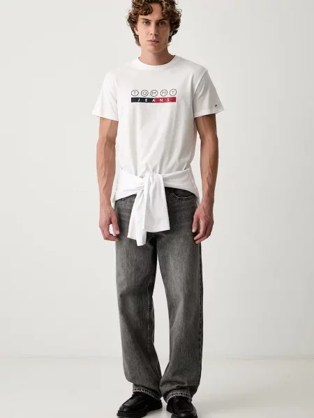Tommy Jeans tričko bílé