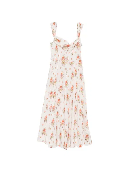 Rochie midi Dôen cu model floral cu imagine