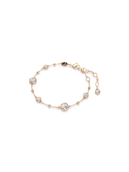 Bransoletka Swarovski różowa