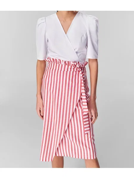 Fustă Trendyol din poplin plic