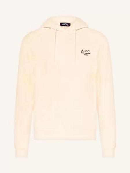 A.P.C. Bluza Z Kapturem beige beżowa